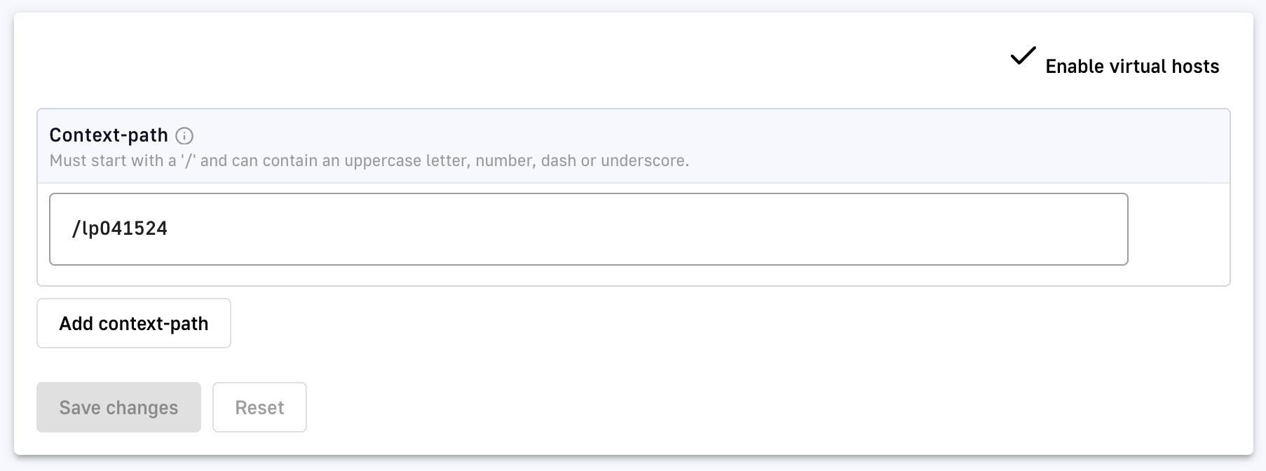 Configure v2 API entrypoints